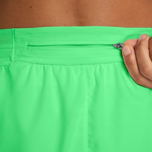 Pantaloni scurți de alergare pentru femei Nike AeroSwift illusion green/black