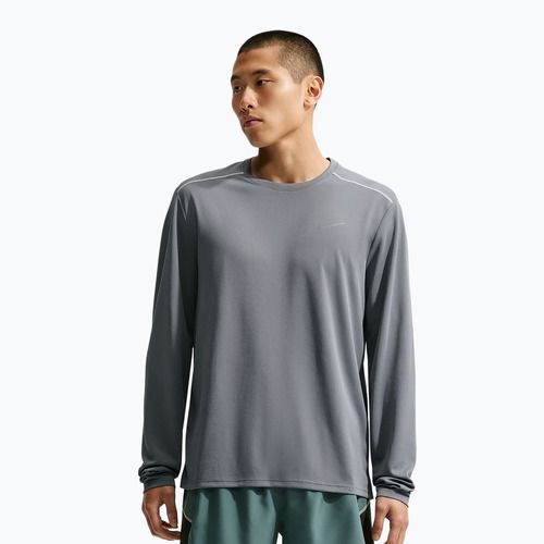 Longsleeve de alergare pentru bărbați Nike Miler Dri-Fit UV smoke grey