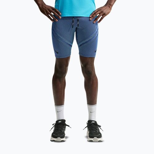 Pantaloni scurți de alergare pentru bărbați Nike AeroSwift baltic blue/black/old royal/black