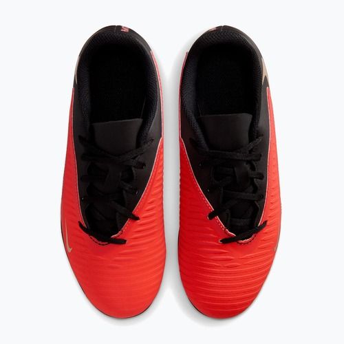 Încălțăminte de fotbal pentru copii Nike Jr. Phantom 6 Low Club bright crimson/bright crimson/black