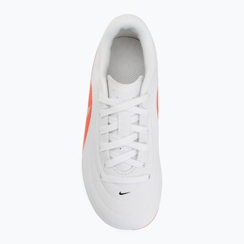 Încălțăminte de fotbal pentru copii Nike Jr. Tiempo Maestro Club White/Bright Crimson/Blur