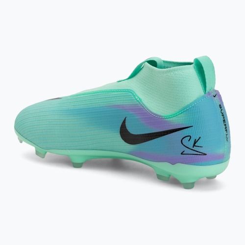 Încălțăminte de fotbal pentru copii Nike Jr. Mercurial Superfly 11 Academy green glow/black