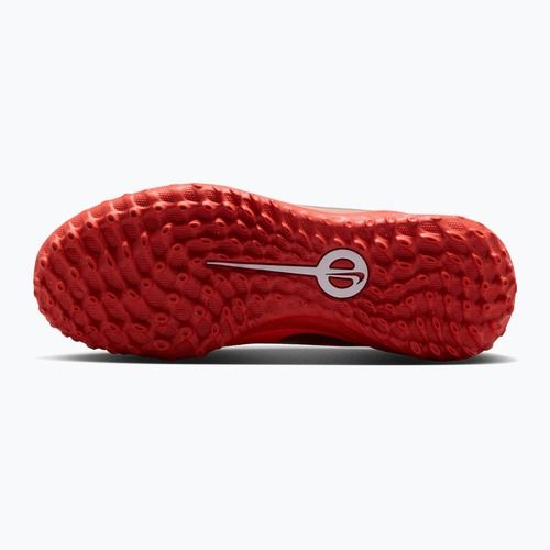 Încălțăminte de fotbal pentru copii Nike Jr. Tiempo Maestro Club White/Bright Crimson/Blur
