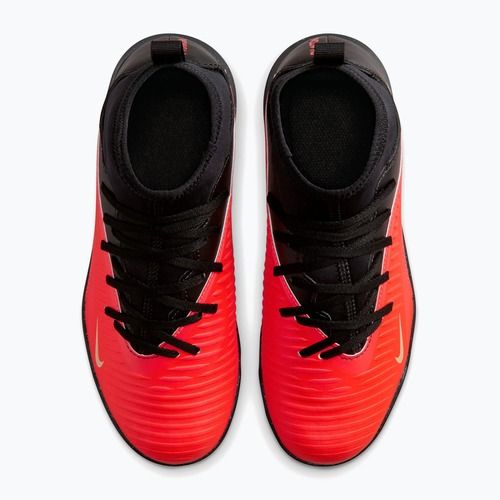 Încălțăminte de fotbal pentru copii Nike Jr. Phantom 6 High Club bright crimson/bright crimson/black