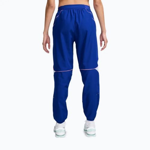 Pantaloni damă Nike Swoosh Dri-Fit old royal/gri fotbal/roz rise