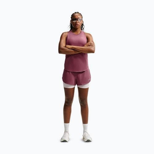 Pantaloni scurți de alergare pentru femei Nike Flow pink smoke