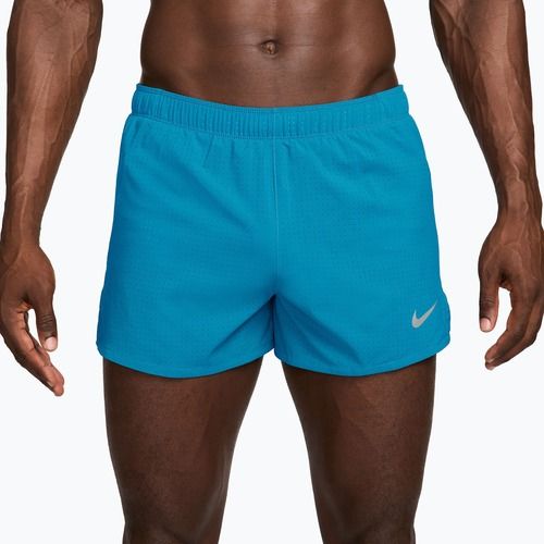 Pantaloni scurți de alergare pentru bărbați Nike Fast light current blue/black