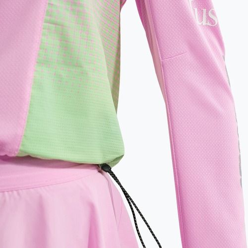 Longsleeve de alergare pentru femei Nike Swift Jersey Top pink rise/illusion green