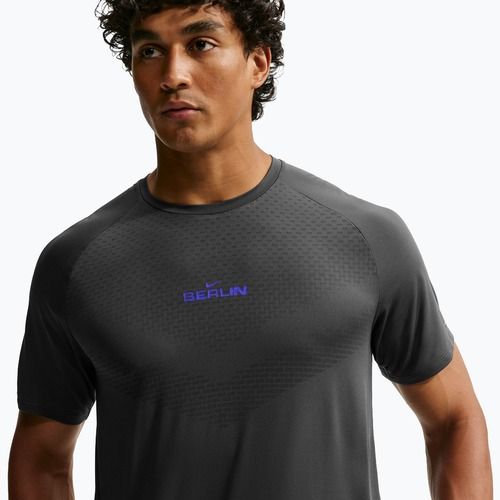 Tricou de alergare pentru bărbați Nike Stride anthracite