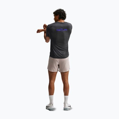 Tricou de alergare pentru bărbați Nike Stride anthracite