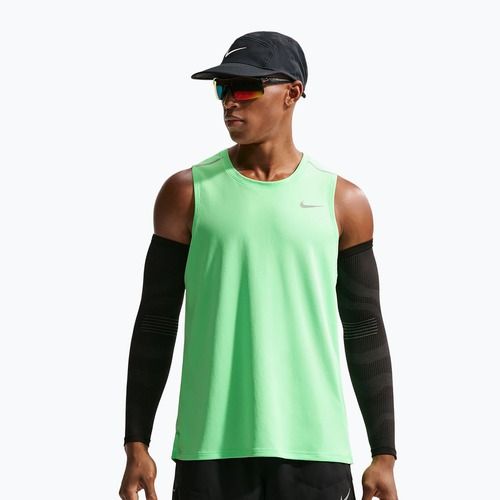 Tricou de alergare pentru bărbați Nike Miler illusion green
