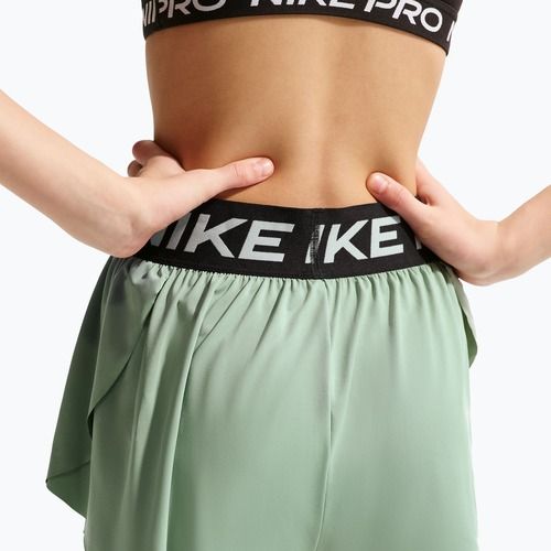 Pantaloni scurți pentru copii Nike Pro Dri-Fit 2in1 steam/black/white