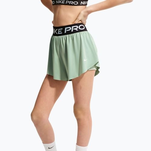 Pantaloni scurți pentru copii Nike Pro Dri-Fit 2in1 steam/black/white