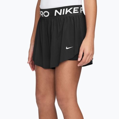 Pantaloni scurți pentru copii Nike Pro Dri-Fit 2in1 black/black/white
