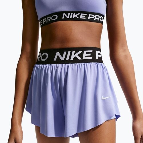 Pantaloni scurți pentru copii Nike Pro Dri-Fit 2in1 light thistle/black/white