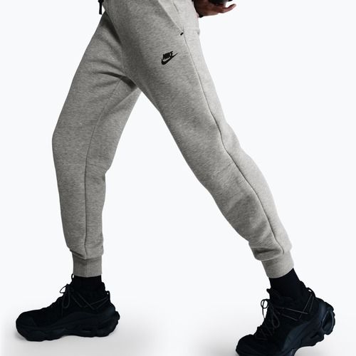 Pantaloni pentru femei Nike Sportswear Tech Fleece Mid-Rise dark grey heather/black