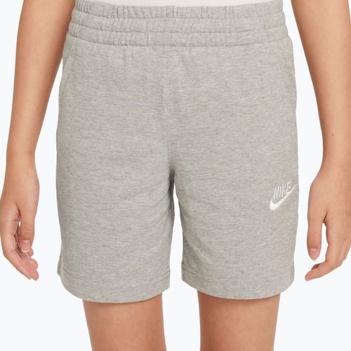 Pantaloni scurți pentru copii Nike Sportswear Club 6" dark grey heather/white