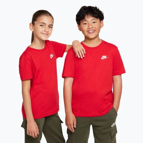 Tricou pentru copii Nike Sportswear university red