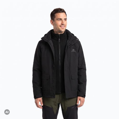 Geacă 3în1 bărbați KADVA TraiLine WP negru