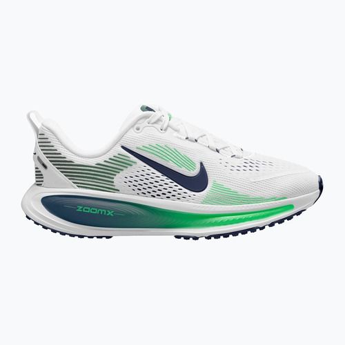Pantofi de alergare Nike Vomero 18 alb/verdele scânteietor/bleumarin închis