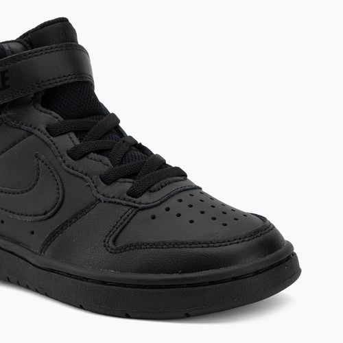 Încălțăminte pentru copii Nike Court Borough Mid 2 black/black/black