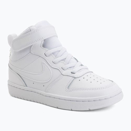 Încălțăminte pentru copii Nike Court Borough Mid 2 white/white/white