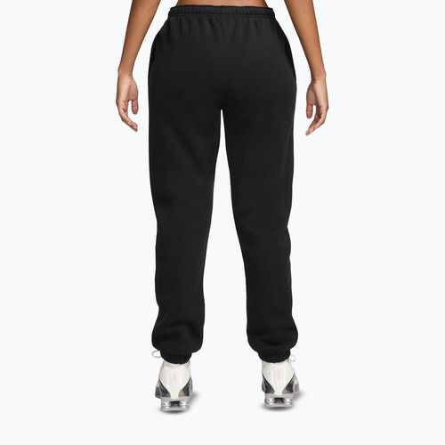 Pantaloni pentru femei Nike Studio Fleece total black/sail