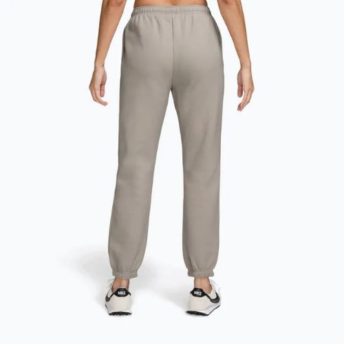 Pantaloni pentru femei Nike Studio Fleece cream li/sail
