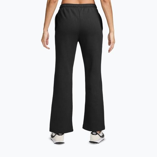 Pantaloni pentru femei Nike Studio Fleece total black/sail