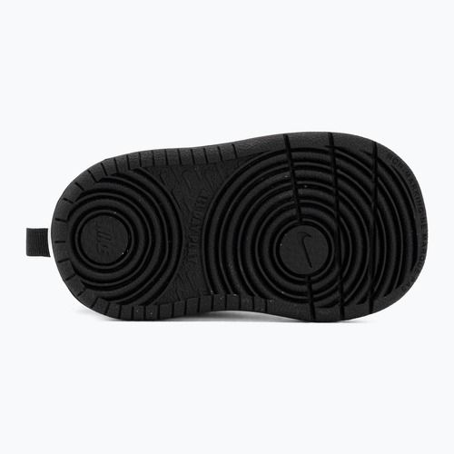 Încălțăminte pentru copii Nike Court Borough Low black/smoke grey/white/illusion green