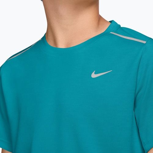 Tricou pentru copii Nike Miler bright spruce/energy/heather