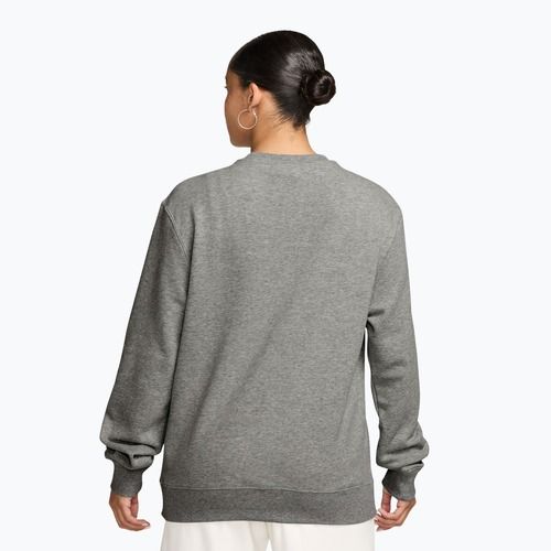 Bluză pentru femei Nike Studio Fleece Lightweight dark grey heather/sail