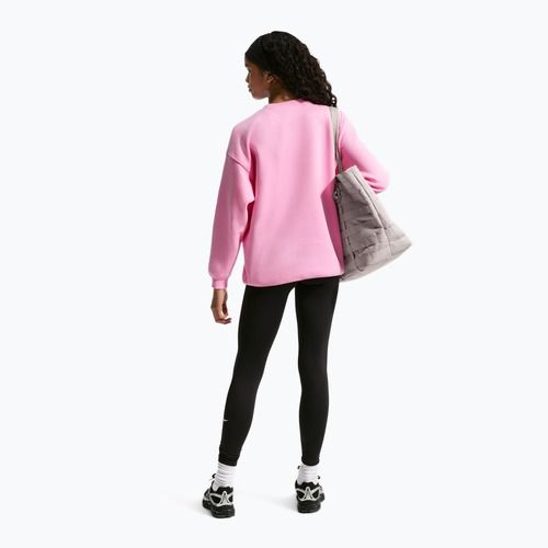 Bluză pentru copii Nike Sportswear Studio pink rise/white