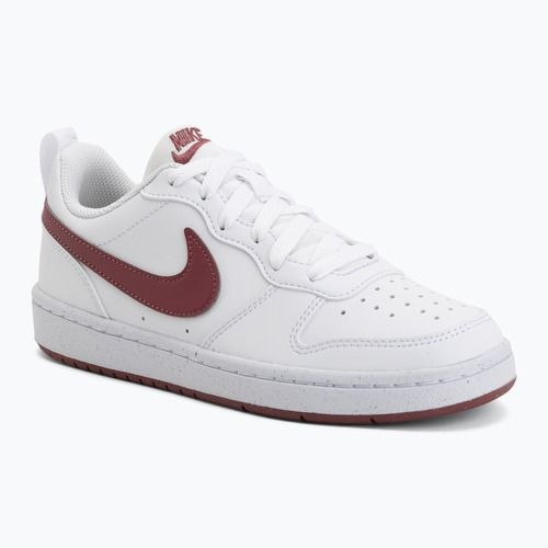 Pantofi Nike Court Borough Low Recraft alb/roz fumuriu