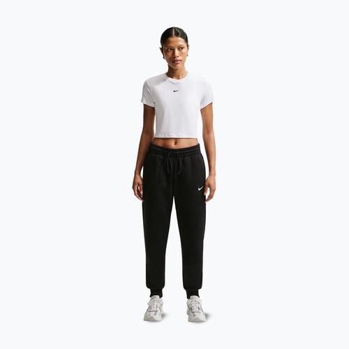 Tricou pentru femei Nike Sportswear Chill Knit white/black