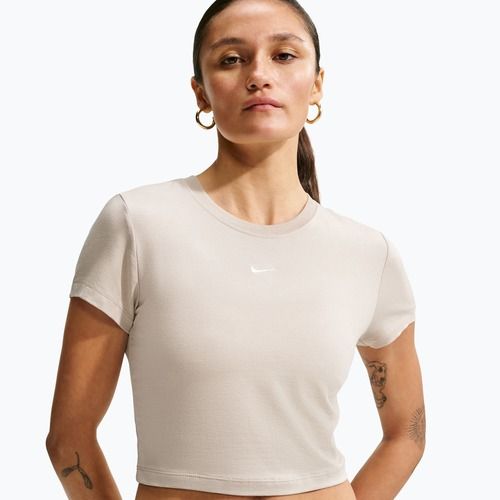 Tricou pentru femei Nike Sportswear Chill Knit cream Ii/sail
