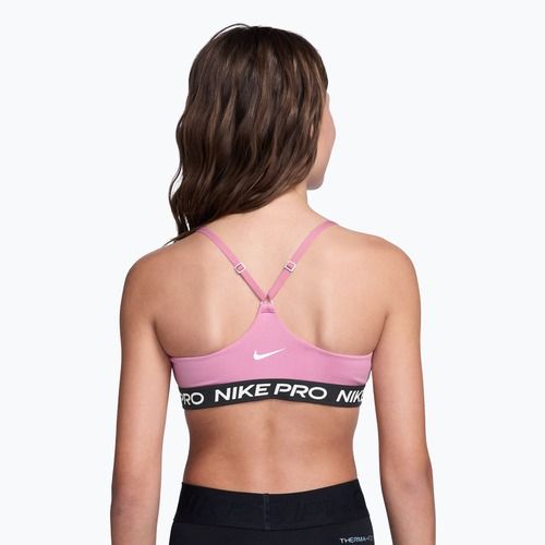 Sutien pentru fete Nike Pro Pink Rise