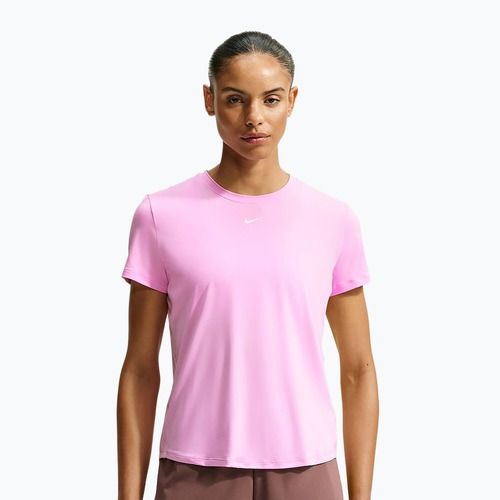 Tricou de antrenament pentru femei Nike One Classic pink rise/white