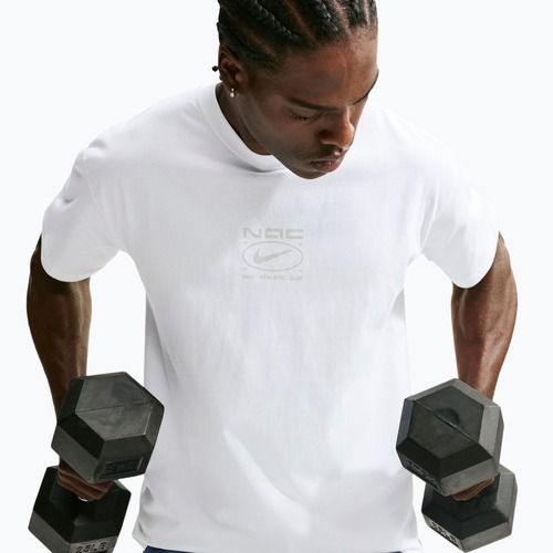 Tricou de antrenament bărbați Nike N.A.C. white/ight smoke grey