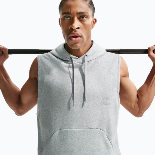 Bluză de antrenament pentru bărbați Nike N.A.C. light smoke grey/htr/light smoke grey