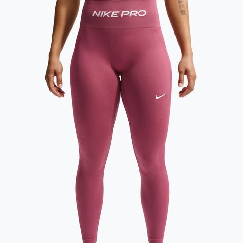 Colanți pentru femei Nike Pro Seamless pink smoke/white