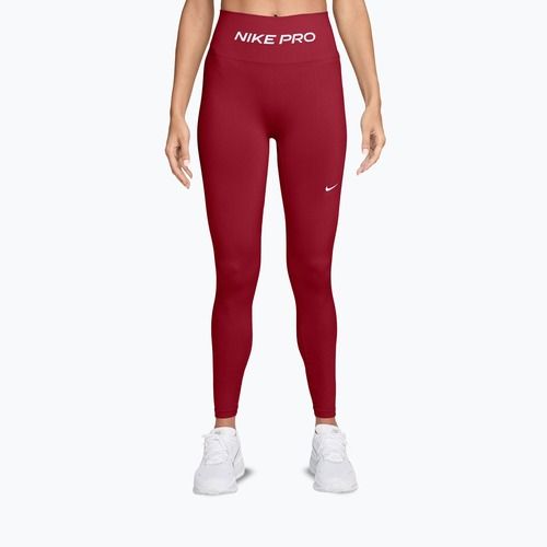 Colanți pentru femei Nike Pro Seamless tough red/white