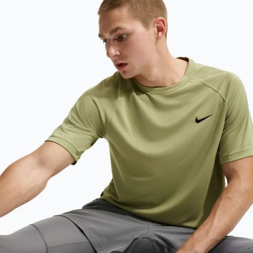 Tricou de antrenament bărbați Nike Flex dusty olive/black