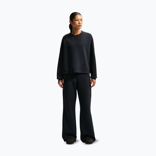 Bluză de antrenament pentru femei Nike 24.7 ImpossiblySoft Black/Dark Smoke Grey