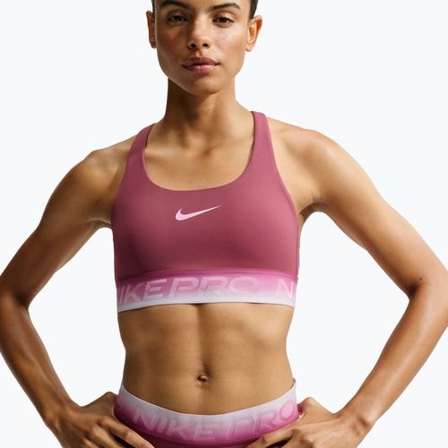 Sutien de antrenament Nike Pro pink smoke/pink smoke/pink rise