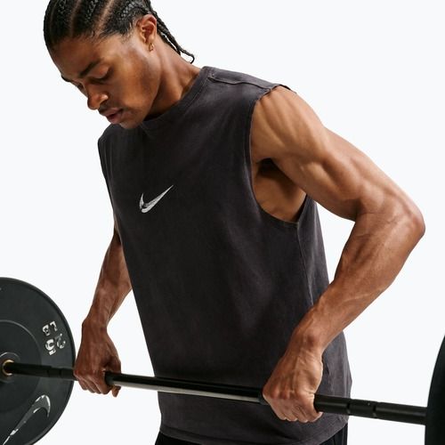 Tricou de antrenament bărbați Nike Sleeveless T-Shirt black/white