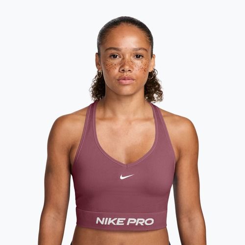 Top de antrenament Nike Pro Seamless pink smoke/white