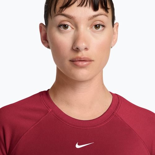 Tricou de antrenament pentru femei Nike Pro Seamless tough red/white