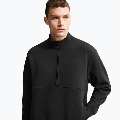 Bluză de antrenament pentru bărbați Nike 24.7 ImpossiblySoft Black/Dark Smoke Grey