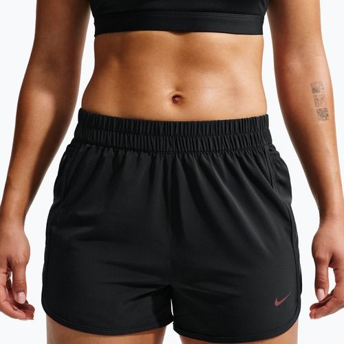 Pantaloni scurți de antrenament pentru femei Nike One black/black/university red